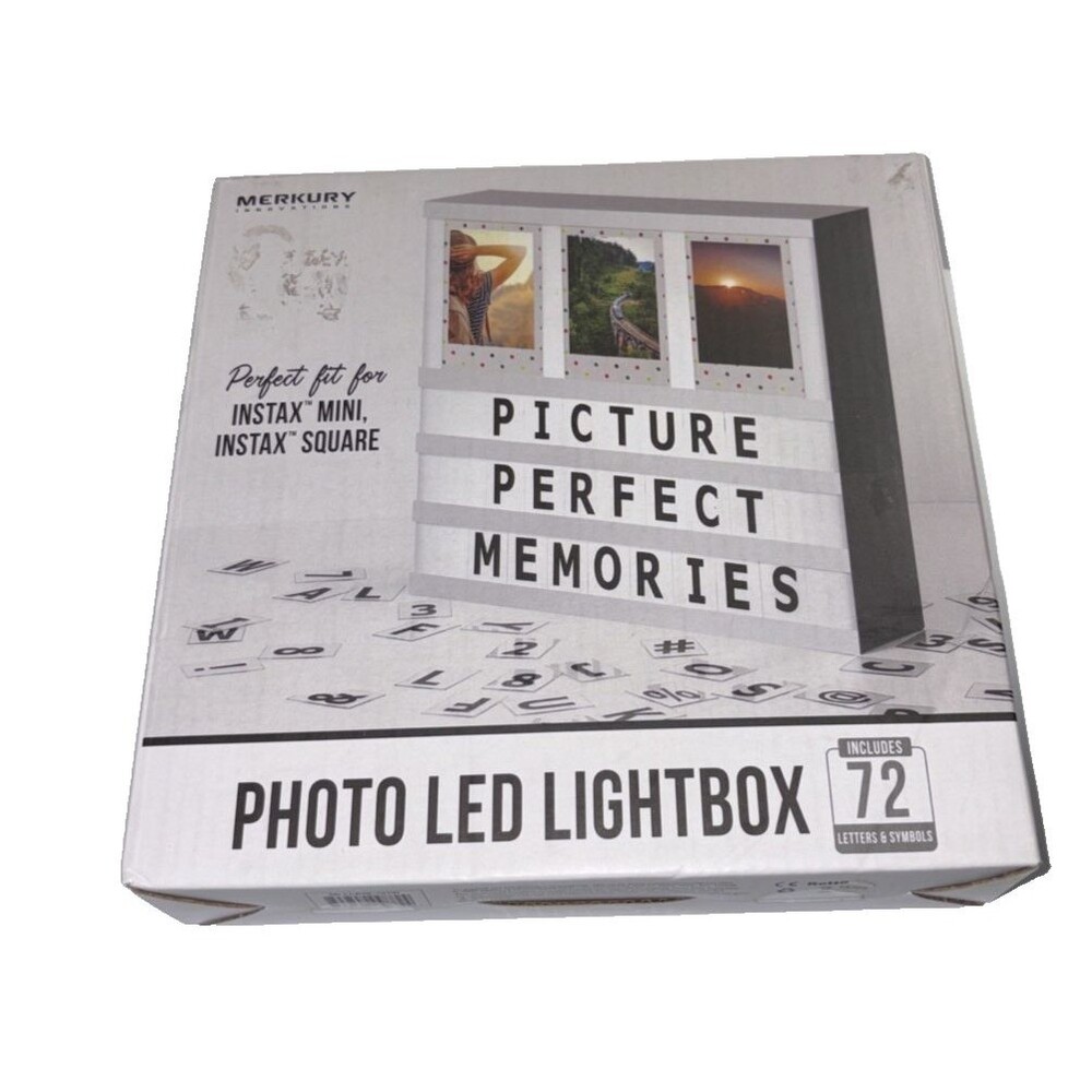 Merkury Industries Picture Perfect Memories Photo LED Lightbox